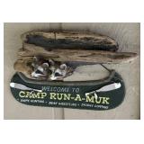 PORCH DECOR-RACCOON/CANOE DESIGN PORCH DECOR-RACCOON/CANOE DESIGN