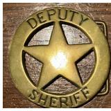 BELT BUCKLE-�DEPUTY SHERIFF� BELT BUCKLE-�DEPUTY SHERIFF�