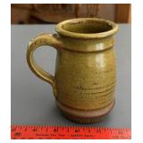 POTTERY CUP-SIGNED/CHECK IT OUT POTTERY CUP-SIGNED/CHECK IT OUT