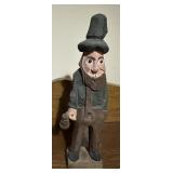 HAND CARVED STATUE-APPROX. 12� TALL HAND CARVED STATUE-APPROX. 12� TALL
