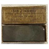 "1915 CARBO" SHARPENING STONE W/BOX-CHECK OUT THE "1915 CARBO" SHARPENING STONE W/BOX-CHECK OUT THE