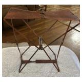 FOLDING METAL STOOL-CHECK OUT THE PIC FOLDING METAL STOOL-CHECK OUT THE PIC