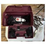 TRAVELING BARBER RELATED ITEMS W/CARRY CASE TRAVELING BARBER RELATED ITEMS W/CARRY CASE