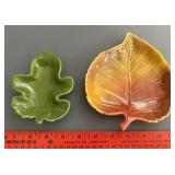 (2)STONEWARE MINI TRAYS-CHECK OUT THE PIC (2)STONEWARE MINI TRAYS-CHECK OUT THE PIC