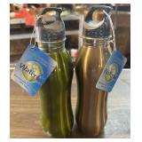 (2)SPORT DRINK/WATER STAINLESS STEEL BOTTLES-NEW