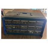 SHOP ORGANIZER W/ASSORTED CONTENTS