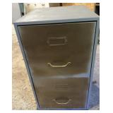 2-DRAWER METAL FILE CABINET