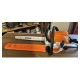 STIHL "MS 180 C" CHAINSAW-SAME AS NEW/USED VERY