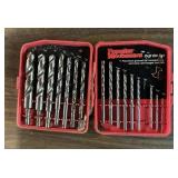 DRILL BITS W/HOLDER-MISSING (1) BIT/SAN