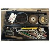ITEMS FROM THE SHOP W/PLASTIC CARRY CASE