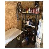 ITEMS FROM THE CORNER OF THE GARAGE AREA-TABLE &