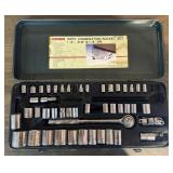 SOCKET SET W/METAL CASE-NOT COMPLETE