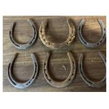 (6)HORSE SHOES-"NOT FOR THROWING, BUT FOR WEARING"