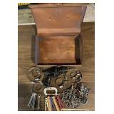 ITEMS FROM THE DRAWER W/METAL CARRY CASE