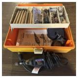 DREMMEL TOOL W/ACCESSORIES & PLASTIC CARRY CASE