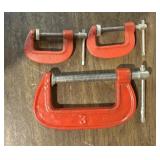 "C" CLAMPS-(1+2)