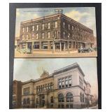 (2) DIFFERENT "OLD" POSTCARDS-CHECK OUT THE PIC (2) DIFFERENT "OLD" POSTCARDS-CHECK OUT THE PIC