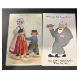 (2) DIFFERENT "OLD" POSTCARDS-CHECK OUT THE PIC (2) DIFFERENT "OLD" POSTCARDS-CHECK OUT THE PIC