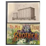 (2) DIFFERENT "OLD" POSTCARDS-CHECK OUT THE PIC (2) DIFFERENT "OLD" POSTCARDS-CHECK OUT THE PIC