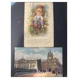 (2) DIFFERENT "OLD" POSTCARDS-CHECK OUT THE PIC (2) DIFFERENT "OLD" POSTCARDS-CHECK OUT THE PIC