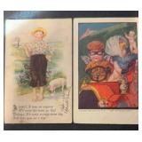 (2) DIFFERENT "OLD" POSTCARDS-CHECK OUT THE PIC (2) DIFFERENT "OLD" POSTCARDS-CHECK OUT THE PIC