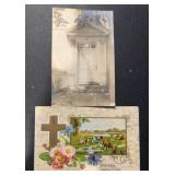 (2) DIFFERENT "OLD" POSTCARDS-CHECK OUT THE PIC (2) DIFFERENT "OLD" POSTCARDS-CHECK OUT THE PIC