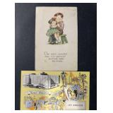 (2) DIFFERENT "OLD" POSTCARDS-CHECK OUT THE PIC (2) DIFFERENT "OLD" POSTCARDS-CHECK OUT THE PIC