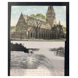 (2) DIFFERENT "OLD" POSTCARDS-CHECK OUT THE PIC (2) DIFFERENT "OLD" POSTCARDS-CHECK OUT THE PIC