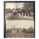 (2) DIFFERENT "OLD" POSTCARDS-CHECK OUT THE PIC (2) DIFFERENT "OLD" POSTCARDS-CHECK OUT THE PIC