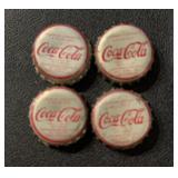 (4)COCA-COLA BOTTLE CAPS-HARRISONBURG, VA (4)COCA-COLA BOTTLE CAPS-HARRISONBURG, VA