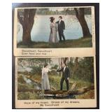 (2) DIFFERENT "OLD" POSTCARDS-CHECK OUT THE PIC (2) DIFFERENT "OLD" POSTCARDS-CHECK OUT THE PIC