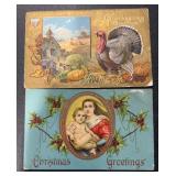 (2) DIFFERENT "OLD" POSTCARDS-CHECK OUT THE PIC (2) DIFFERENT "OLD" POSTCARDS-CHECK OUT THE PIC