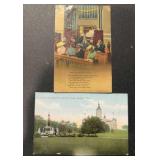 (2) DIFFERENT "OLD" POSTCARDS-CHECK OUT THE PIC (2) DIFFERENT "OLD" POSTCARDS-CHECK OUT THE PIC