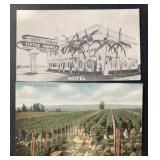 (2) DIFFERENT "OLD" POSTCARDS-CHECK OUT THE PIC (2) DIFFERENT "OLD" POSTCARDS-CHECK OUT THE PIC