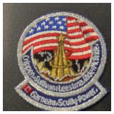 U.S.A. SPACE TRAVEL PATCH-CHECK IT OUT U.S.A. SPACE TRAVEL PATCH-CHECK IT OUT