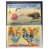 (2) DIFFERENT "OLD" POSTCARDS-CHECK OUT THE PIC (2) DIFFERENT "OLD" POSTCARDS-CHECK OUT THE PIC