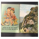 (2) DIFFERENT "OLD" POSTCARDS-CHECK OUT THE PIC (2) DIFFERENT "OLD" POSTCARDS-CHECK OUT THE PIC