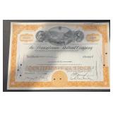VINTAGE STOCK CERTIFICATE-PENNSYLVANIA RAILROAD VINTAGE STOCK CERTIFICATE-PENNSYLVANIA RAILROAD