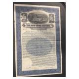 VINTAGE STOCK CERTIFICATE-NEW YORK CENTRAL VINTAGE STOCK CERTIFICATE-NEW YORK CENTRAL