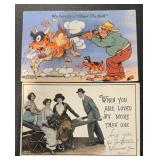 (2) DIFFERENT "OLD" POSTCARDS-CHECK OUT THE PIC (2) DIFFERENT "OLD" POSTCARDS-CHECK OUT THE PIC