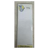 PILLSBURY COLLECTIBLE-MAGNETIC GROCERY LIST