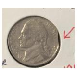 1995-D JEFFERSON NICKEL ***ERROR-CLIPPED AT 3:00**