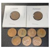 (BAG OF 10) "CANADA" CENTS ***1944 - 1981***