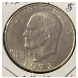 1972-D EISENHOWER DOLLAR ***2nd YEAR***