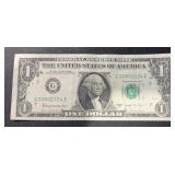 1963-B U.S.A. $1.00 "BARR" NOTE ***DIED/SHORT TERM
