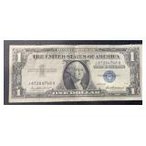 SERIES 1957 $1.00 SILVER CERTIFICATE (FINE)