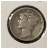 1930-S MERCURY DIME (90% SILVER) (GOOD+)