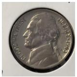 1943-P JEFFERSON "WAR-TOME" NICKEL (35% SILVER)