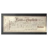 VINTAGE BANK CHECK-DATED "1904"