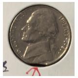 1981-P JEFFERSON NICKEL ***ERROR-CLIPPED AT 6:00**